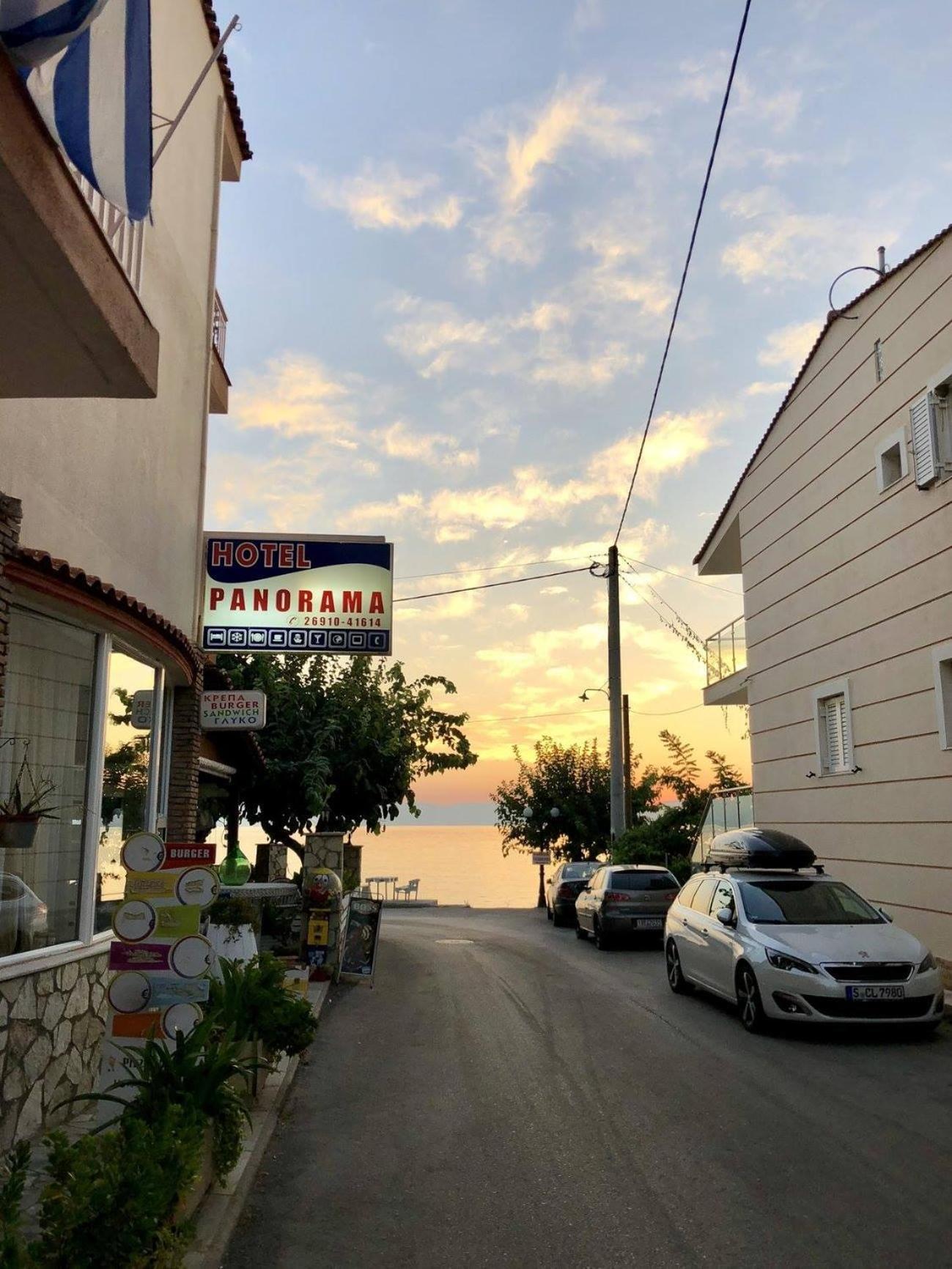 Panorama Hotel - Restaurant Diakopto Dış mekan fotoğraf